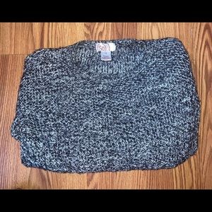 So Black & White Knitted Sweater